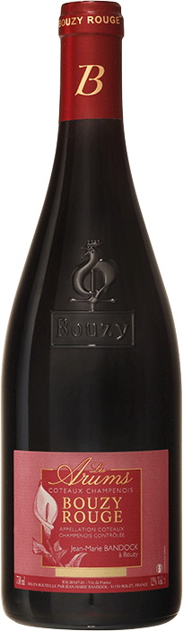 Bottle of Bouzy Rouge from Champagne Bandock